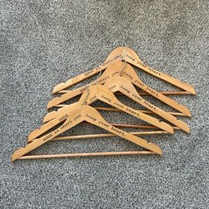 Wooden Hangers with Inspirational Text